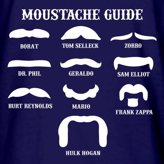 Moustache Guide t shirt